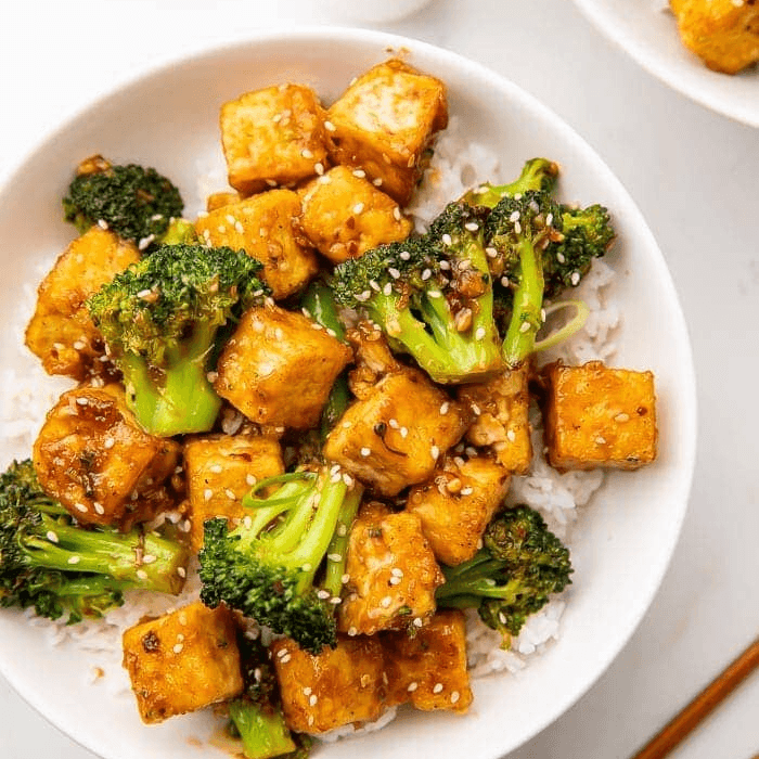 Kung Pao Tofu With Broccoli
