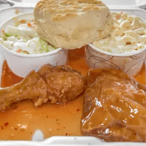 Breast and Wing Dinner.