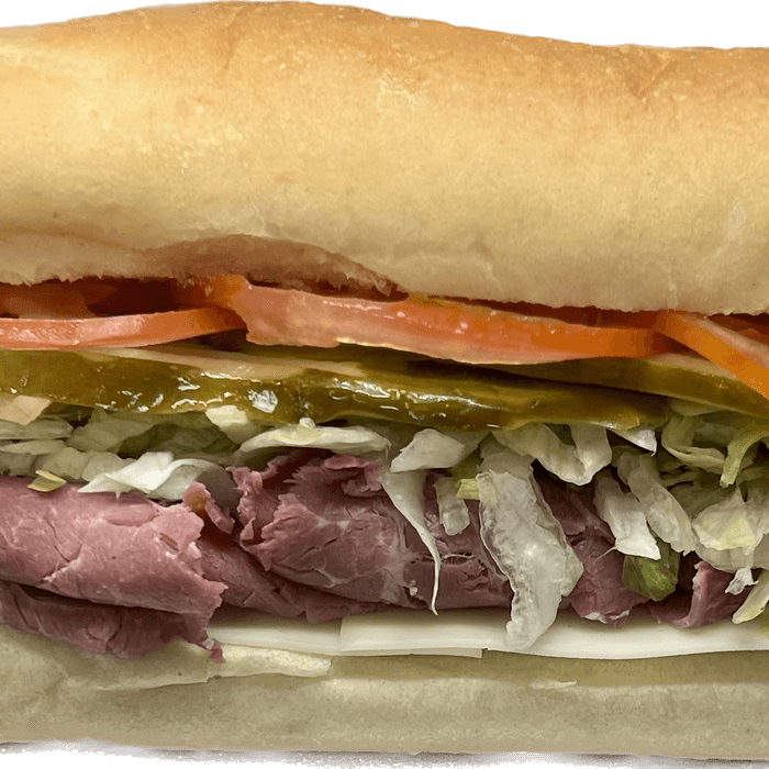Corned Beef & Cheese Sandwich.