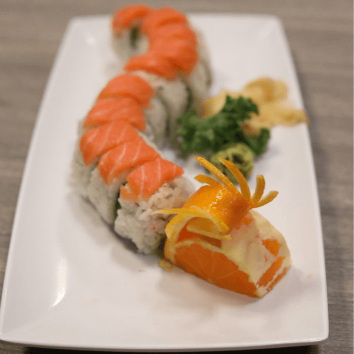 Orange Dragon Roll.