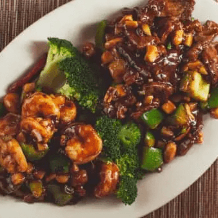 Kung Pao Surf N' Turf