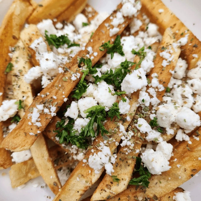 Greek Feta French Fries.