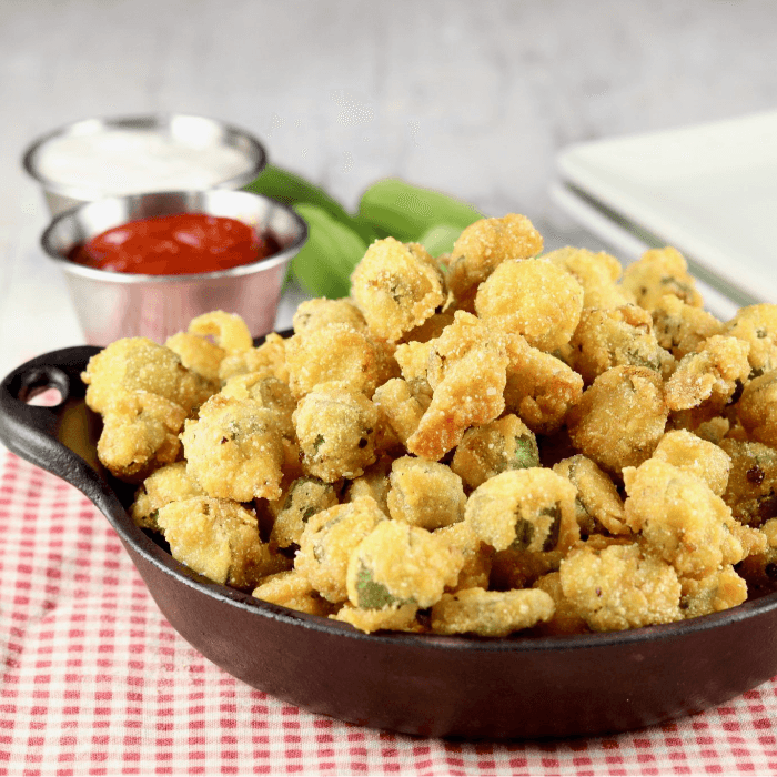 Battered Okra.