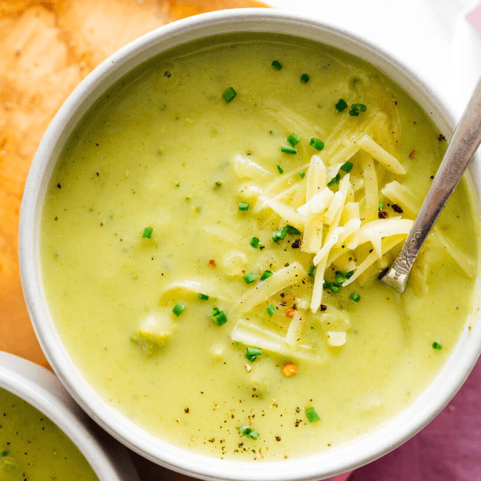 9. Creamy Broccoli Cheese Soup