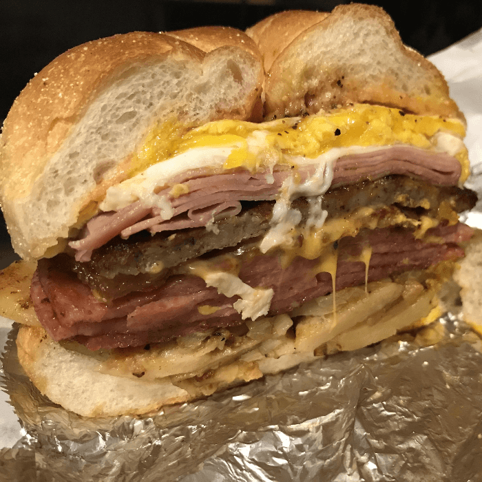 Meat & Egg Sandwich