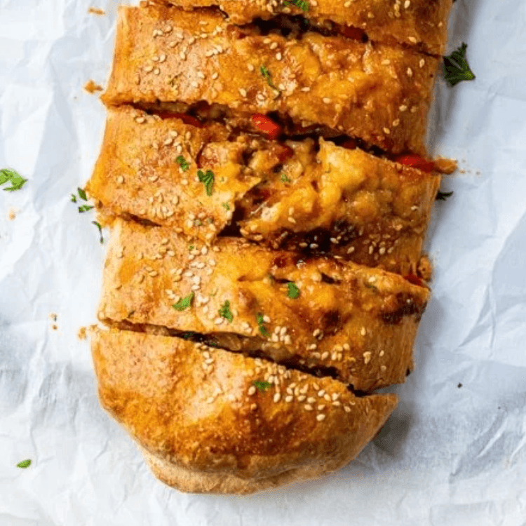 Sausage, Peppers & Onion Stromboli