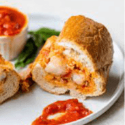Shrimp Parmigiana Sandwich
