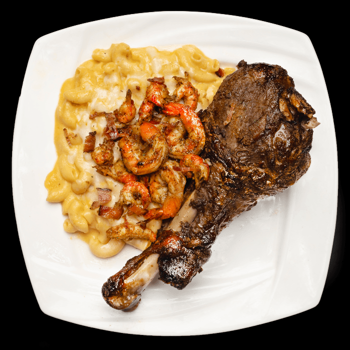 Smoked Turkey Leg w/ Mac & Cheese