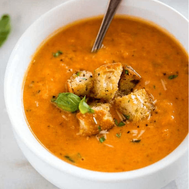 Creamy Tomato-basil Soup