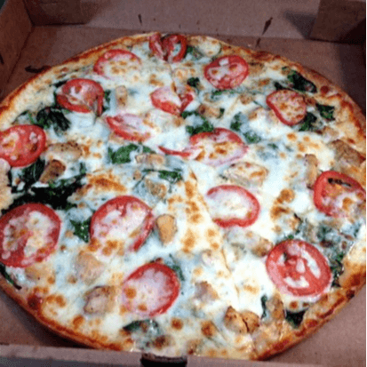 Spinach & Chicken Pizza (Large 16")