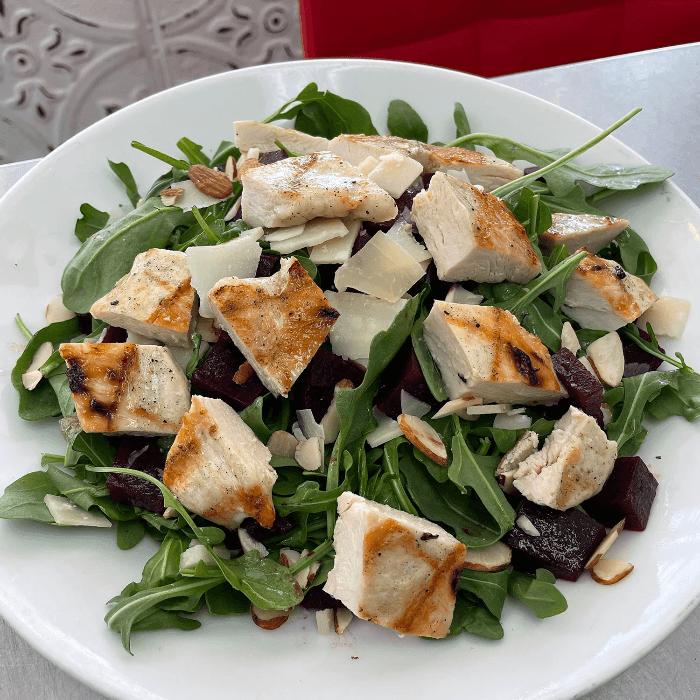 Arugula Salad with Grilled Chicken