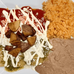 Cheese Enchiladas Plate 