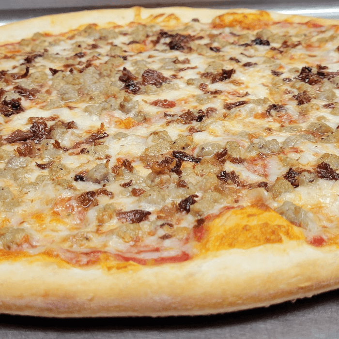 Buffalo Chicken Ranch Pizza.