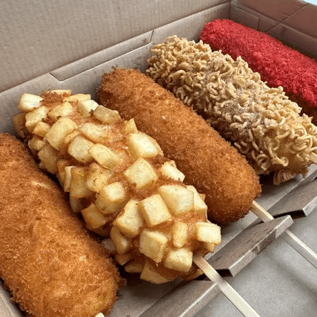 5 Dog Set - Mozz, Ramen Half N Half, Hot Cheetos Half N Half, Potato Half N Half