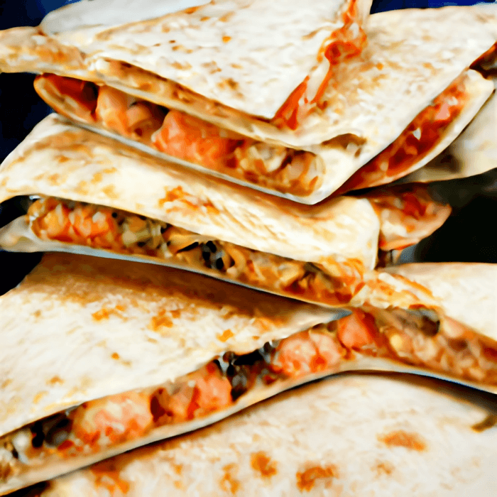 Supreme Shrimp Quesadilla