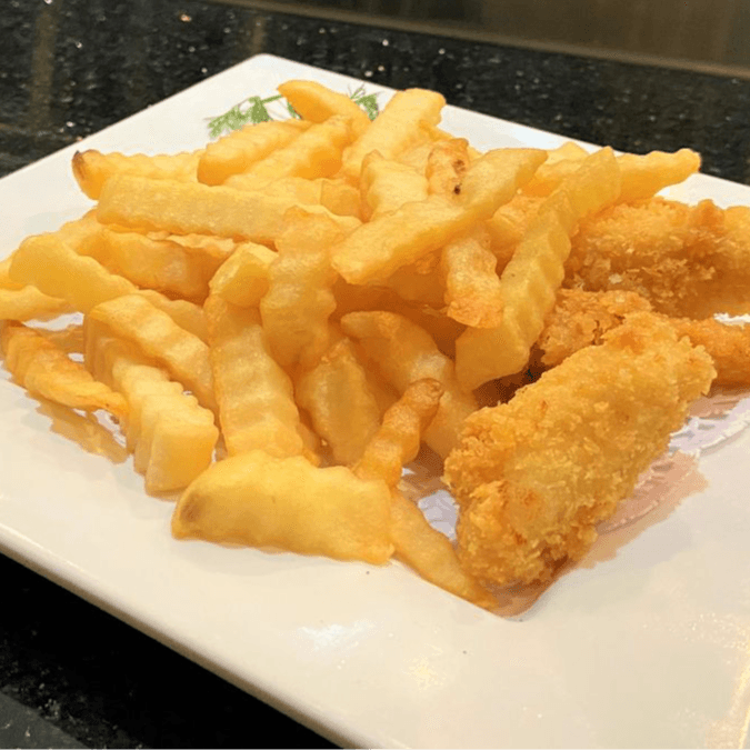 Fries and Chicken Fingers (Kid).