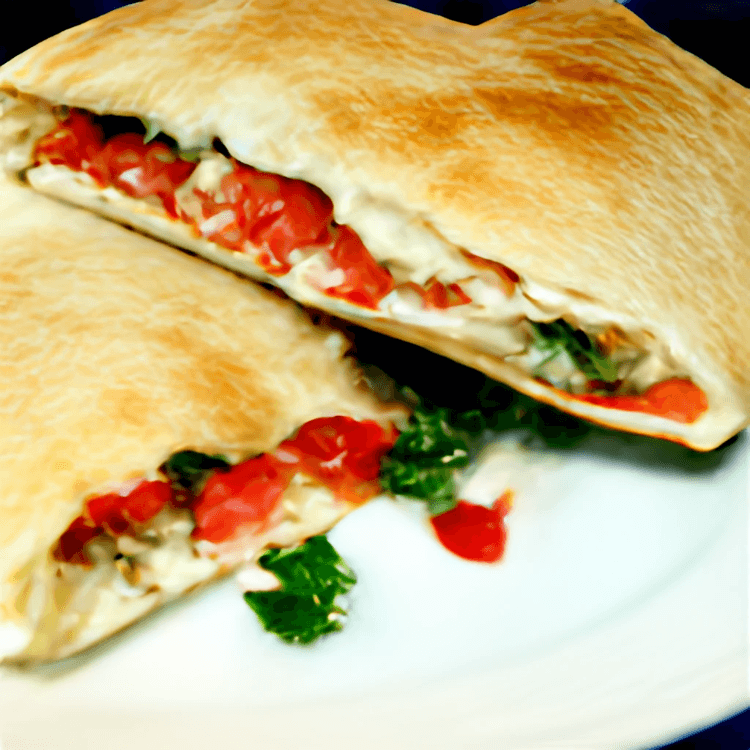 Chicken calzone.