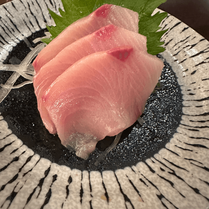 Yellow Tail Sashimi.
