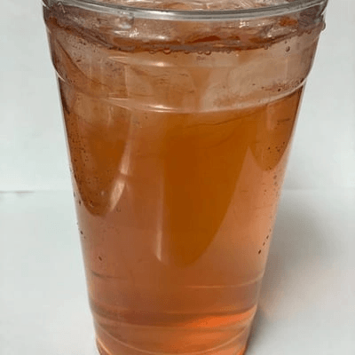 Raspberry Peach Fireweed Iced Tea
