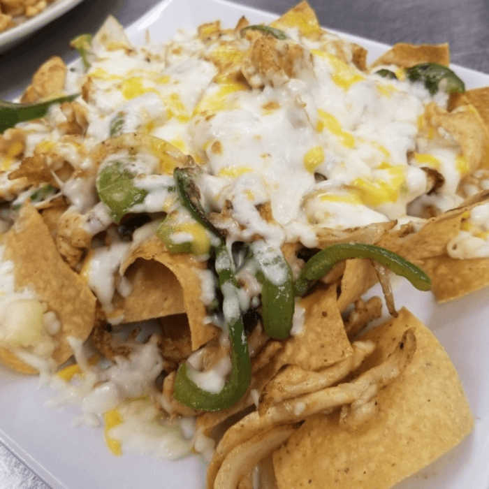 L- Nacho Fajita.