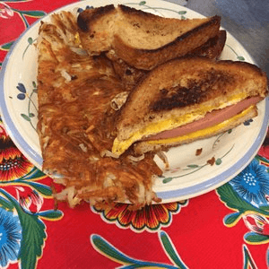 Breakfast Bologna Sandwich