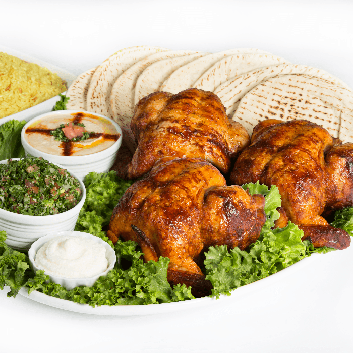 Large Family Pack - Rotisserie Chicken w/ 2 large 24 oz sides.