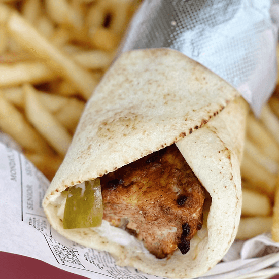 Chicken Kabob Wrap