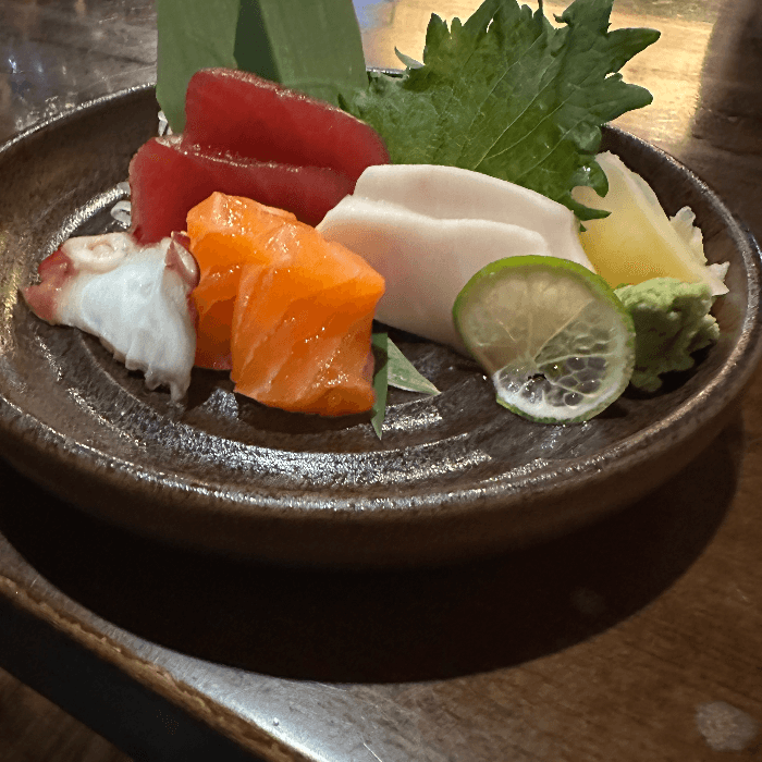 Sashimi Appertizer.