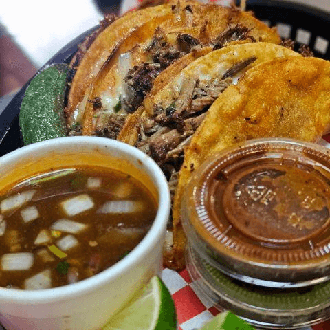 Tacos Dorados De Birria