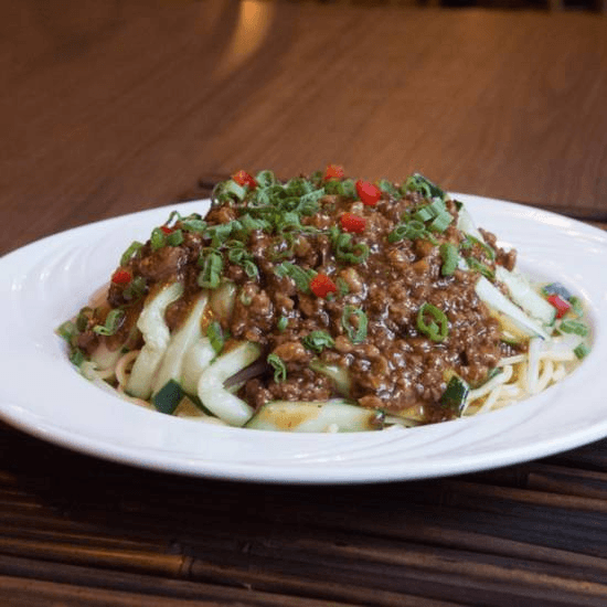 Meat Sauce Over Noodles