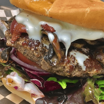 Bacon Mushroom Swiss.