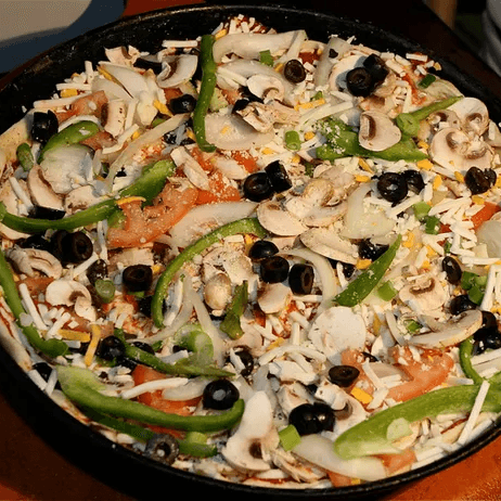 Vegetarian Pizza 7" Small (4 Slices)