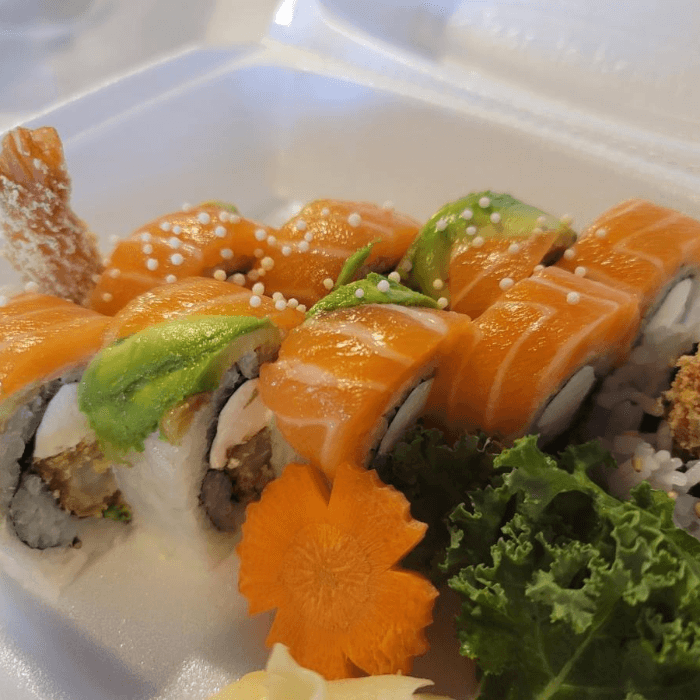 Orange Dragon Roll.