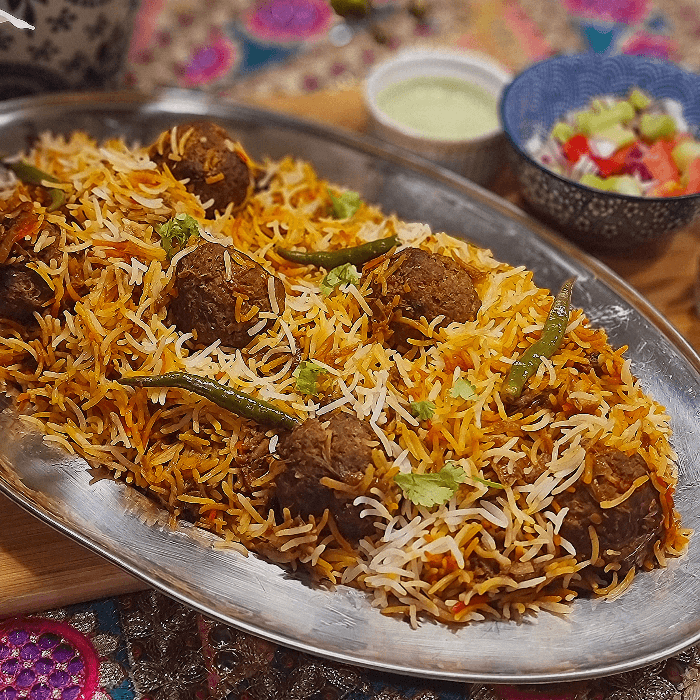 114. Kofta Biryani 