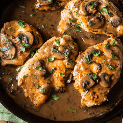 Catering | Chicken Marsala.