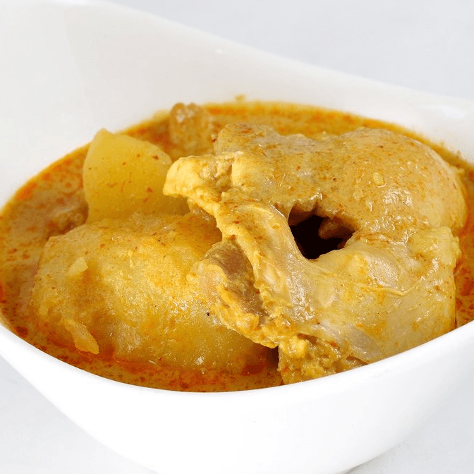 Yellow Curry with Chicken.