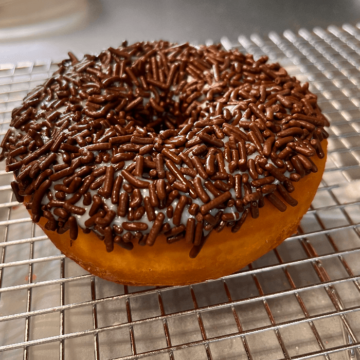 Chocolate Frosted Ring Chocolate Sprinkles 
