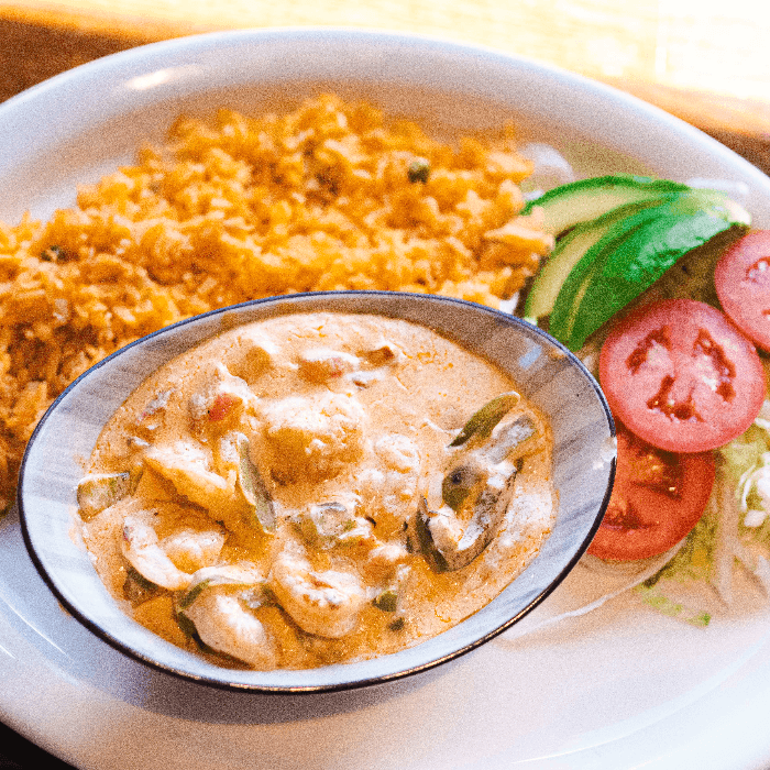 Camarones Encremados.