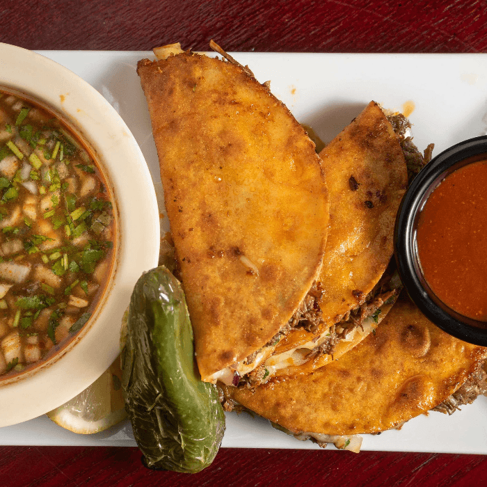 Taco Dorado De Birria.