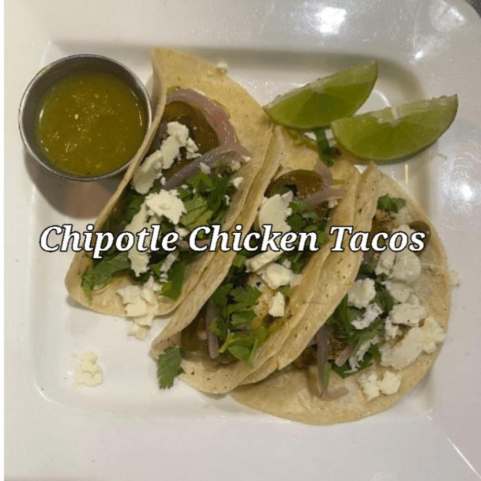Chipotle Chicken Tacos