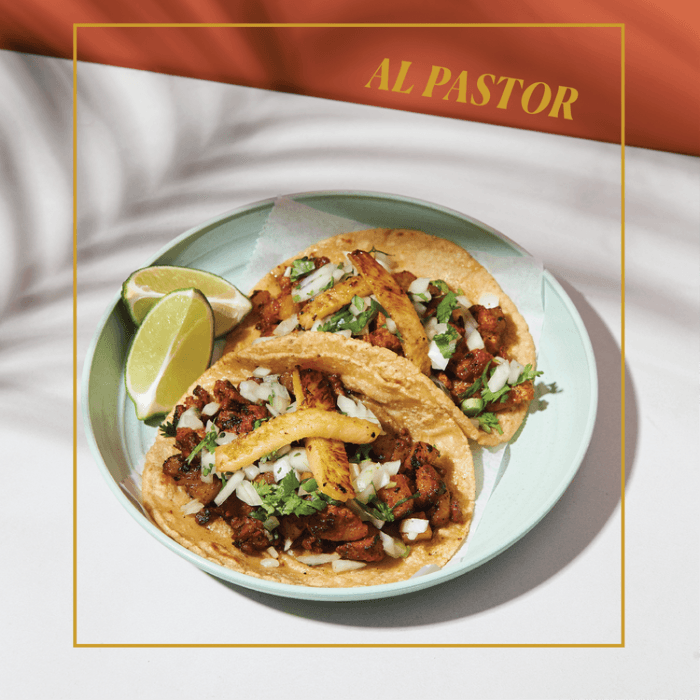 Al Pastor . 2 Tacos