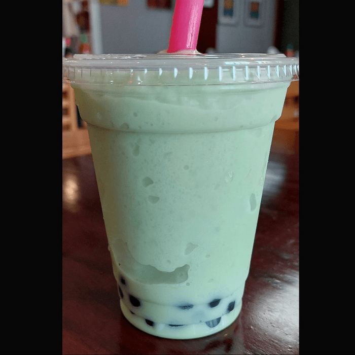 D12. Matcha Green Tea Boba.