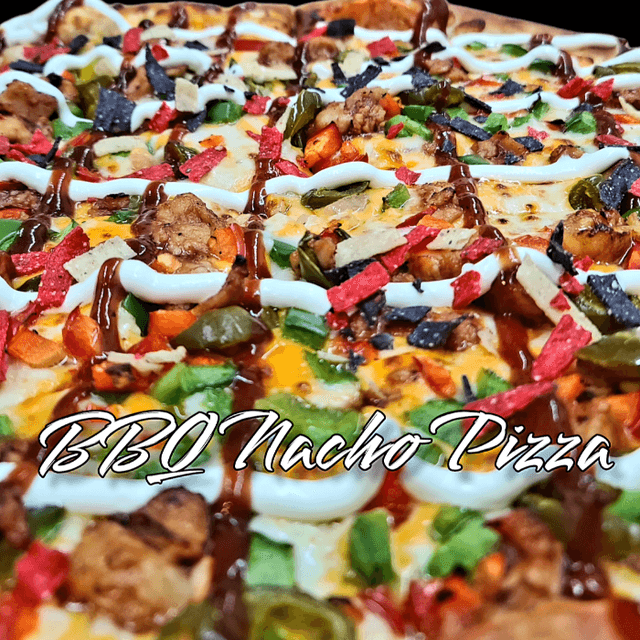 BBQ Chicken Nacho Pizza (18 Inch)