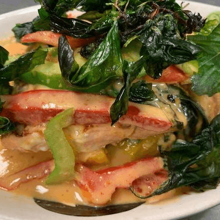 SP15. Pumpkin Salmon Curry.