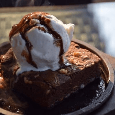 Blazing Brownie (Brownie and Ice Cream)