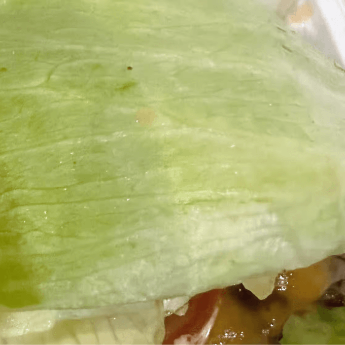Lettuce Wrapped Cheese Beef Burger Keto