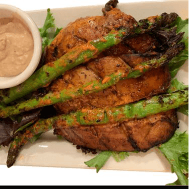 Tandoori Asparagus Mushroom (Gluten Free).