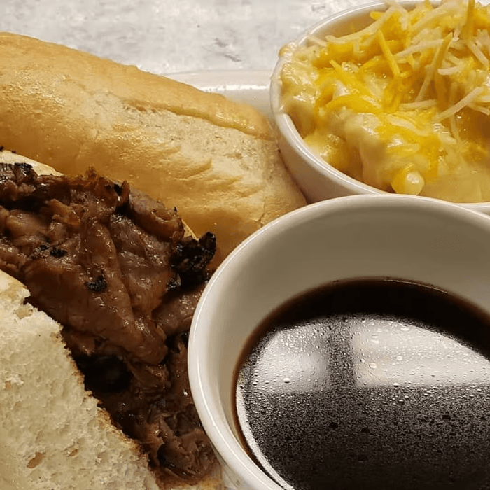 French Dip Sandwich.