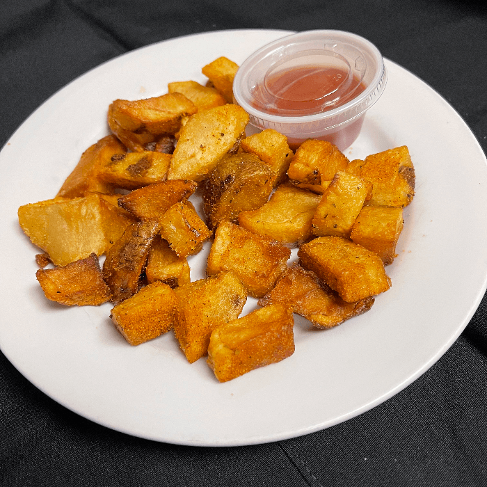 home fries with ketchup