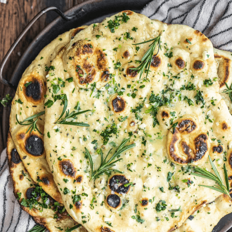 Rosemary Garlic Naan
